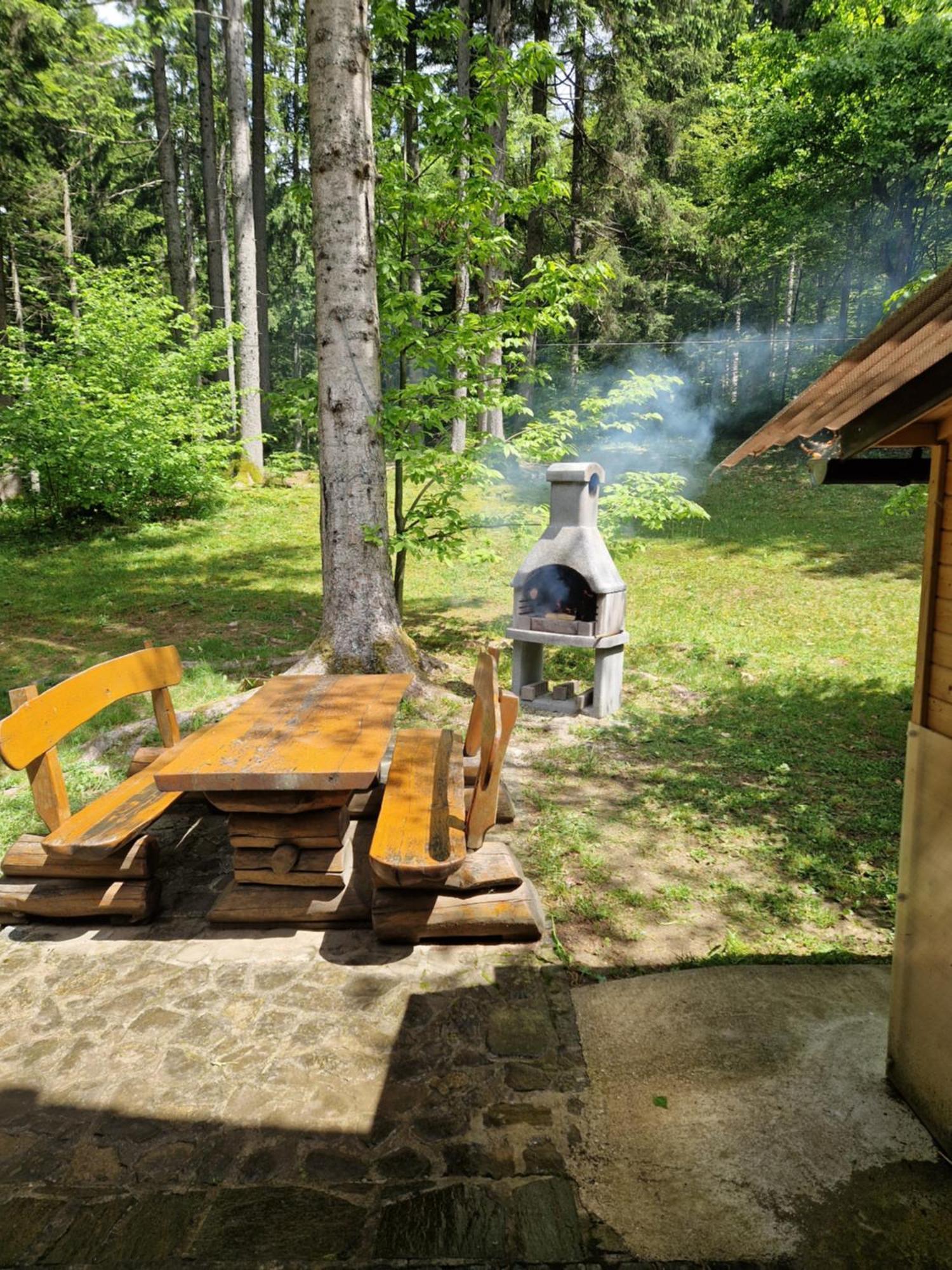 Koca V Gozdu, Forest House Near Bled Dış mekan fotoğraf